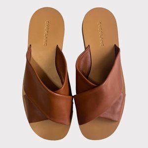Everlane The Day Crossover Sandal Sienna Brown Size 7